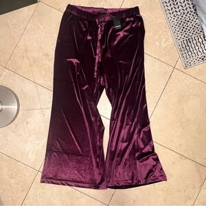 Torrid Rich Purple Satin Pants